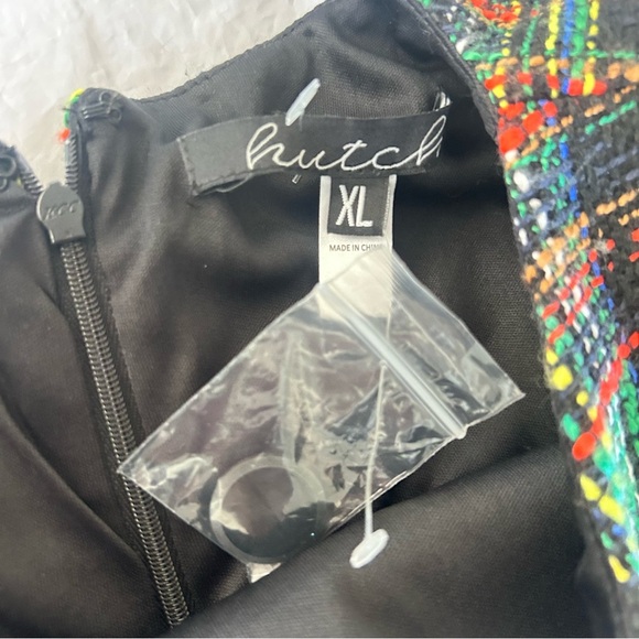 Hutch Bright Time To Start Tweed Sheath Dress size XL NWT - Picture 8 of 11